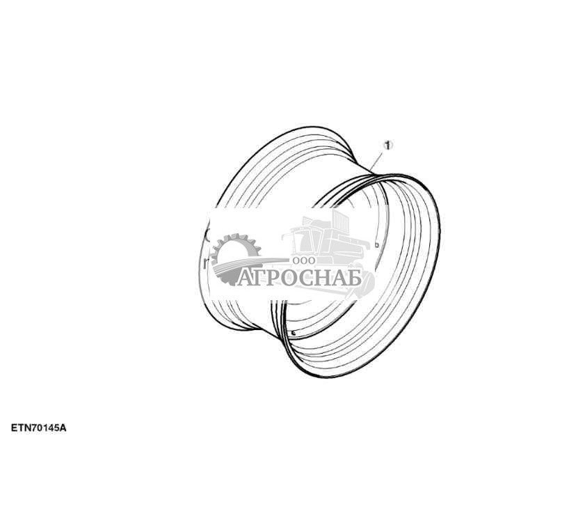 Rear Wheels, 2 Position, DW20BX38 